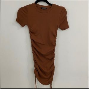 Zara brown dress